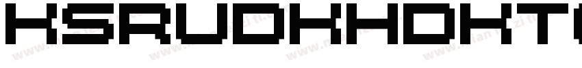 KSRUDKHDKT0 20 00字体转换